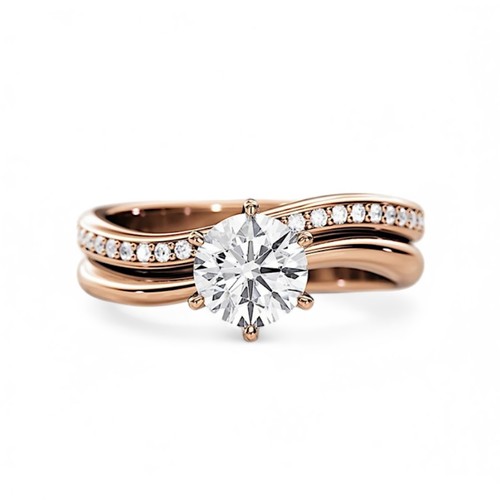 Bague luxe rose - bague,