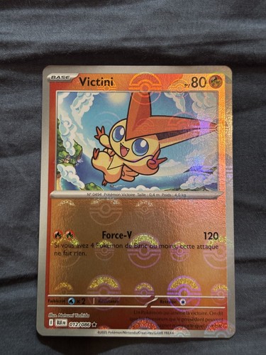 Carte pokemon victini 012 086 - carte,