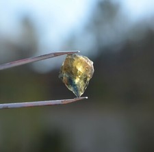 Saphir bicolore bleu jaune