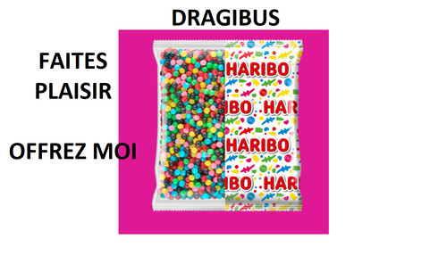 Bonbons haribo dragibus - bonbons, kg