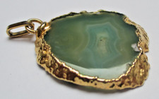 pendentif tranche pierre