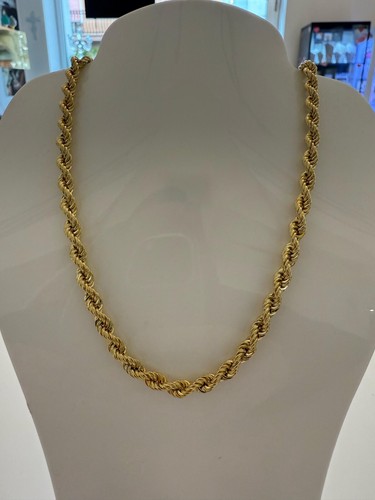 18k jaune chaîne - or,