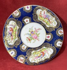 CHELSEA PLATE EXOTIC BIRD ASSIETTE DECORATION MURAL OISEAUX EXOTIQUE 19EME XIXEM