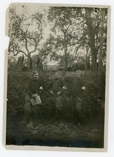 PHOTO, WW1 Camp 3 militaires