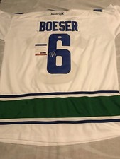 Brock Boeser Signed Autographed Vancouver Canucks Jersey Psa/Dna