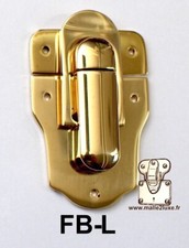 Fermoir FB-L laiton massif Luxe malle vintage louis vuitton goyard trunk brass