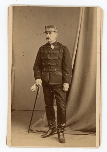 Photo cdv 1860 officier - photo,