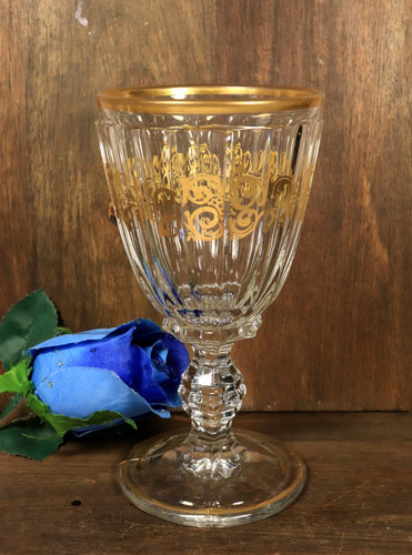 Verre vin ancien - en, cristal