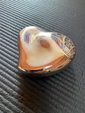 rare Boite a bijou en métal argenté de bonne qualité marque "Folli Follie"