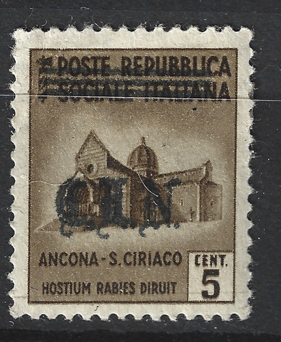 Italie timbre surcharge du - italie, !