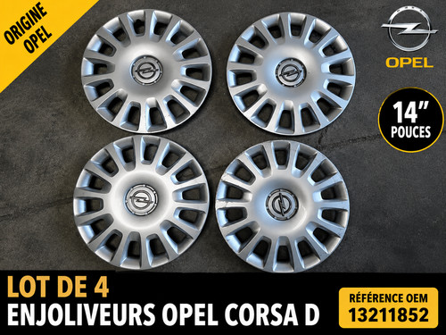 Lot enjoliveurs opel - de,