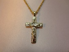 Pendentif Croix Crucifix En Or