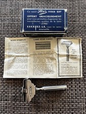 RASOIR STAR VINTAGE BROCKLYN NEW YORK  MADE IN USA BOÎTE ET NOTiCE