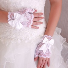 Gants Mitaines Courts Dentelle