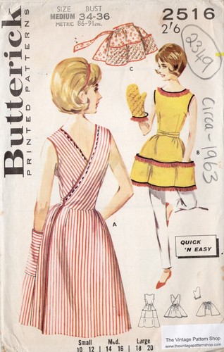 1964 vintage couture motif - 1964,