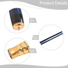 Canne à pêche légère et solide en fibre de carbone section courte quatre pos