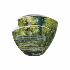 Goebel Vase Monet - Pont japonais Vase de fleurs Vase décoratif en porcelaine...
