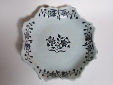 plat faïence de Sinceny Rouen XVIIIeme signé