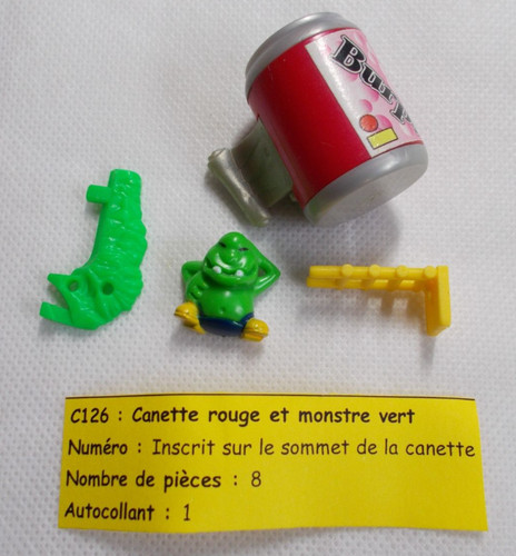 Kinder canette rouge et - canette,