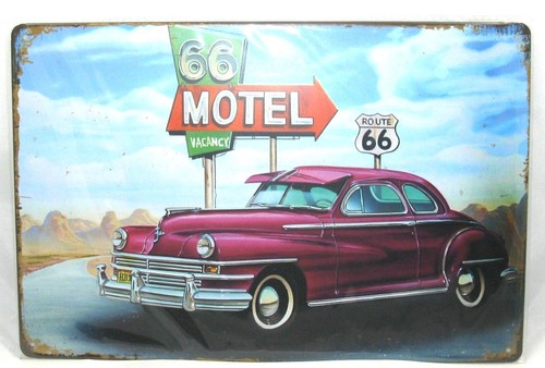 Voiture americaine motel route - motel,