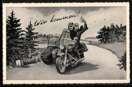 Moto bmw avec - avec, side-car,