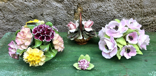 Lot bouquet fleur - lot, porcelaine