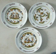 Ensemble de 3 assiettes Union