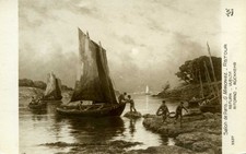 CPA 59 SALON DE PARIS Peintre Georges MARONIEZ né à DOUAI 1865 PARIS 1933 RETOUR