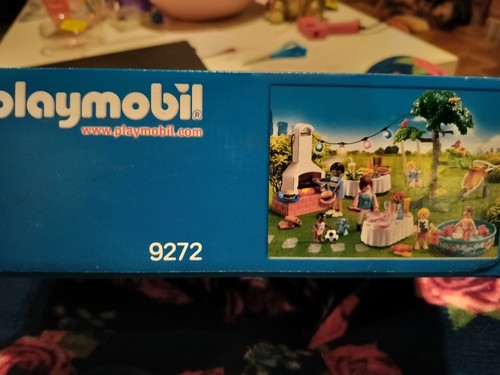 Playmobil famille barbecue - famille,