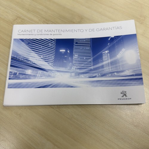 Carnet entretien peugeot - d'entretien,