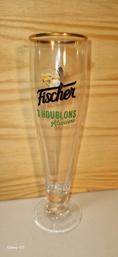 Verre fischer houblons - un,