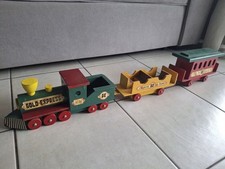 Jouet ancien Train en bois