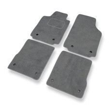 Tapis de sol en velour pour Audi A2 I 8Z Hayon (1999-2005) Gris