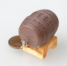 Baril Marron En Plastique Sur