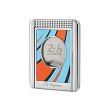 coupe-cigares s.t. dupont le mans chromé et bleu x stand