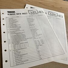 Yamaha 100 L2G Fiche technique caractéristiques moto collection édition 1973