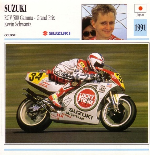 Fiche moto suzuki rgv 500 - rgv,