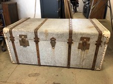 Grande malle ancienne 100 cm