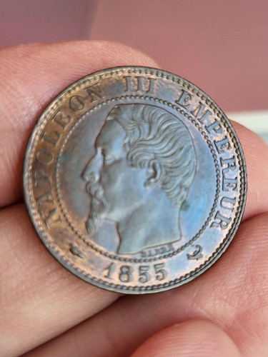 Centimes 1855 chien - 5,
