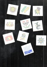 lot 10 tatouages indiens