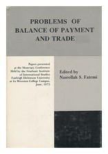 Fatemi, Nasrollah Saifpour (1910 Édité Problèmes De Balance Paiement Et Commerce