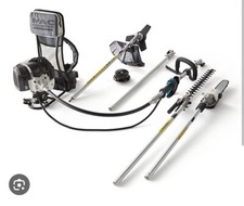 taille haie thermique à perche multifonction mac allister comme neuf 