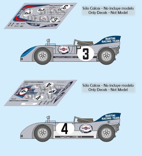Decals porsche 908 - porsche, 908/03