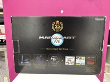 Console Nintendo Wii noire Pack Mario kart Wii Sports Donkey Kong Original 