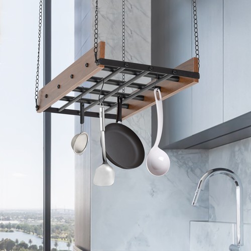 Kitchen hanging pot pan holder - pot,