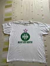 Tee shirt Football - ASSE -  Saint-Etienne - Blanc - ALLEZ LES VERTS !