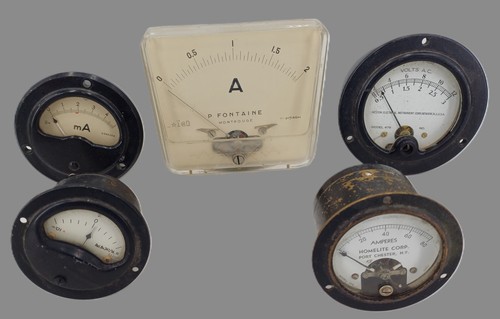 Lot ampèremètres et - lot, 1