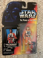 Star Wars action figure POTF 1995 - Luke Skywalker X-Wing Pilot (Red Card)