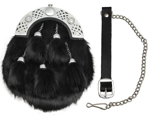Sporran fourrure lapin - sporran,