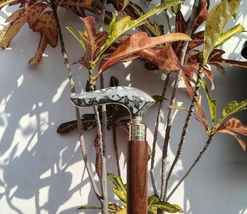 Canne marche bois style - de, en